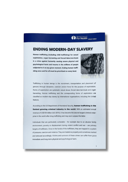 Ending Modern Day Slavery Policy Brief