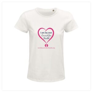 I am my own Council for Health" T-Shirt Ladies'